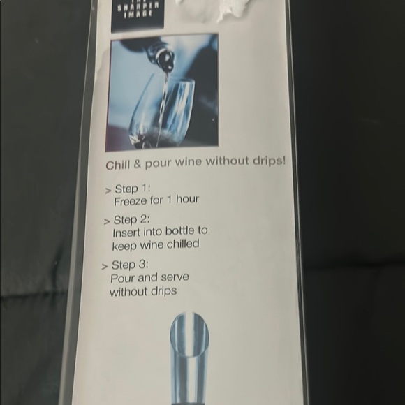 Chill & Pour Wine Chiller Stick - Silver - Picture 3 of 5